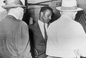 Birmingham Prints: Civil Rights leader Fred Shuttlesworth being booked at the Birmingham Police Station in connection with attempts to