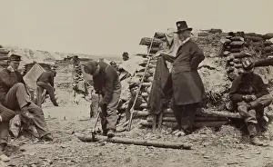 Grim Prints: US Civil War, 1862. Camp of 110th Pennsylvania Infantry near Falmouth