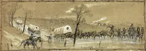 Waud Prints: The Civil War. Why the Army of the Potomac doesn't move