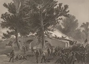 Lcgr1809 Prints: US Civil War. Battle of Antietam, also called Battle of Sharpsburg, Sept. 17, 1862