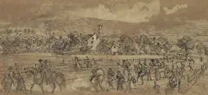 Drawing Prints: US Civil War. Battle of Antietam, also called Battle of Sharpsburg, Sept. 17, 1862