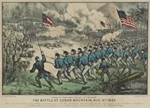 Lcgr1809 Prints: US Civil War. Battle of Cedar Mountain