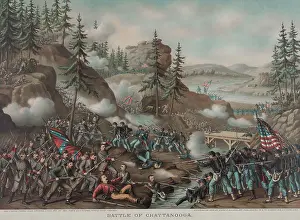 Tennessee Prints: US Civil War. Battle of Chattanooga