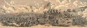 Lcgr1809 Prints: US Civil War, Battle of Fort Donelson, Tennessee, Feb. 14-16, 1862