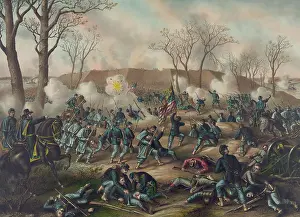 Lcgr1809 Prints: US Civil War, Battle of Fort Donelson