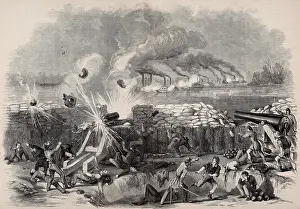 Ships Prints: US Civil War, Battle of Fort Henry