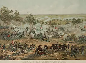 Cannons Prints: US Civil War. Battle of Gettysburg