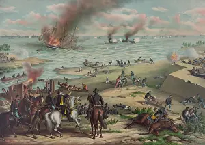 Rebel Prints: US Civil War, Battle of Hampton Roads