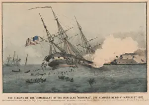 Rebel Prints: US Civil War, Battle of Hampton Roads