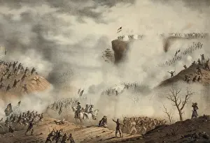 Tennessee Prints: US Civil War. Battle of Lookout Mountain, Nov. 23-24, 1863. When Brig. Gen