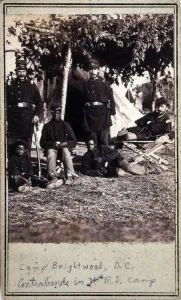 Slave Prints: Civil War. Capt. B.S. Brown (left); Lt