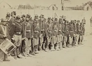 Lcgr1810 Prints: US Civil War. Co. C, 110th Pennsylvania Infantry after Second Battle of Fredericksburg