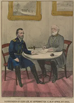 Robert E Prints: US Civil War. Confederate Gen. Robert E