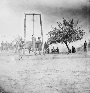 Negro Prints: The Civil War, an executed African American man