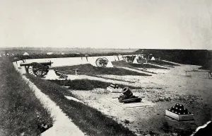 December Prints: The Civil War, Fort Carroll, photograph by Andrew J