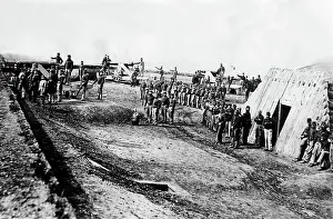 Magazine Prints: CIVIL WAR-Fort guarding Washington D