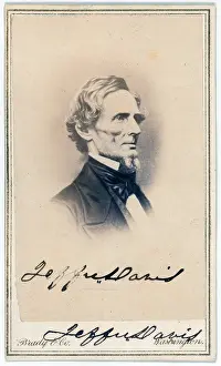 Autograph Prints: The Civil War. Jefferson Davis
