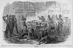 Abolition Prints: The Civil War. John Brown's raid on Harpers Ferry