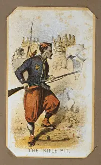 Images Dated 24th December 2007: The Civil War, Life in Camp, The Rifle Pit