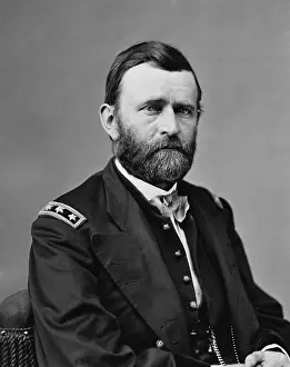Lcgr1901 Prints: US Civil War. Major General Ulysses S. Grant. Photograph, c. 1864 (BSLOC_2018_10_26)