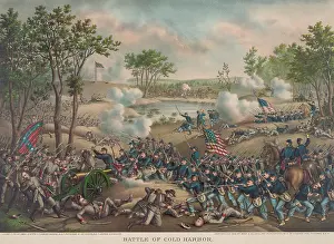 Standards Prints: US Civil War. The Overland Campaign, Battle of Cold Harbor, June 3, 1863