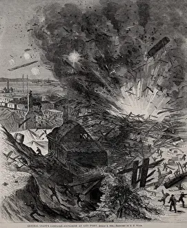 Wood Engraving Prints: US Civil War. Petersburg Campaign, June 9, 1864 to March 25, 1865