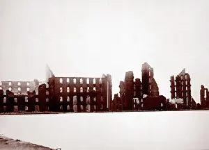 Richmond Prints: The Civil War, the ruins of the Gallego Flour Mills, Richmond, Virginia, April, 1865