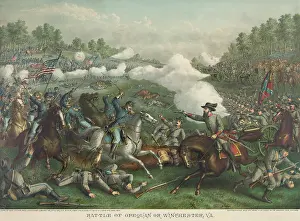 Rebel Prints: US Civil War. Shenandoah Valley Campaign of 1864. Battle of Opequon (aka)