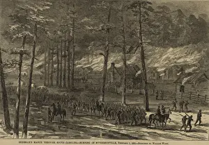 Newspaper Illustration Prints: US Civil War. Sherman's Carolina Campaign