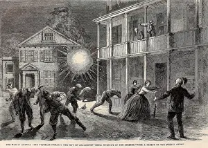 Homes Prints: US Civil War. Siege of Charleston, 1863