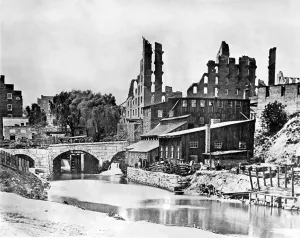 Destroyed Prints: CIVIL WAR--The Galego Florence Mill in Richmond
