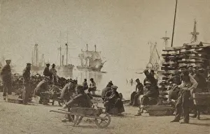 Warships Prints: US Civil War. Union Admiral Farragut's fleet at Baton Rouge, Louisiana, 1862