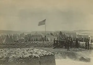 Lcgr1810 Prints: US Civil War. Union Camp of the 1st Connecticut Artillery