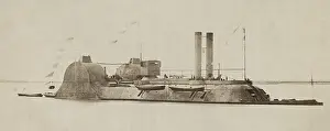 Seaman Prints: US Civil War. USS Lafayette, a gunboat of the Mississippi River Fleet