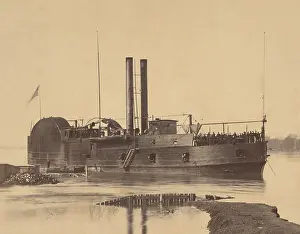 Seaman Prints: US Civil War. USS Tyler was a commercial side-wheel steamboat with twin stacks constructed in Cincinnati