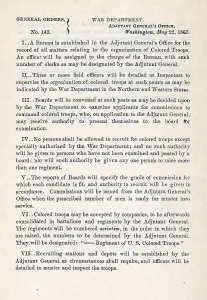 Us Army Prints: The Civil War. The US War Department General Order 143: Creation of the U