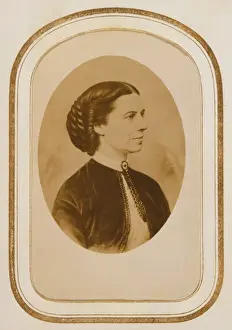 Red Cross Prints: Clara Barton (1821-1912), at the end of the U