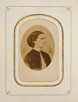 Red Cross Prints: Clara Barton (1821-1912), at the end of the U