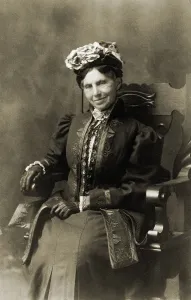 Red Cross Prints: Clara Barton (1821-1912), in retirement after a life of humanitarian nursing and leadership the American Red Cross