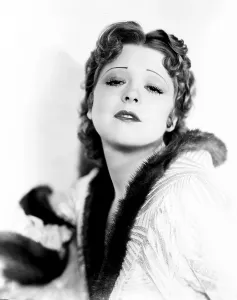 Fur Trim Prints: Clara Bow, 1933