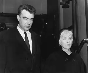 Luce Prints: Clare Booth Luce attends a memorial service for husband