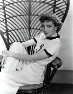 Casual Prints: Claudette Colbert, 1938