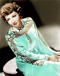 Dress Prints: Claudette Colbert, ca. 1940s