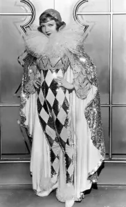 2018 Prints: Claudette Colbert in Pierette costume, 1932