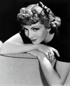 Claudette Prints: Claudette Colbert, portrait, 1936