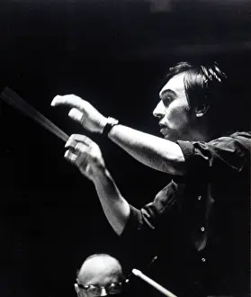 Conducting Prints: CLAUDIO ABBADO, conducting the Boston Symphony Orchestra for the TV series