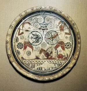 Ellas Prints: Clay plaque of Rhodes. 7th c. BC