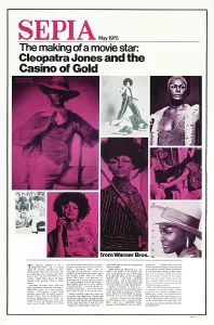 Afro Prints: CLEOPATRA JONES AND THE CASINO OF GOLD, US poster, Tamara Dobson, 1975