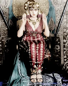 Statement Necklace Prints: CLEOPATRA, Theda Bara, 1917. Fox Film Corporation
