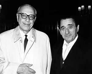Austria Prints: Cleveland Orchestra music director George Szell (left)